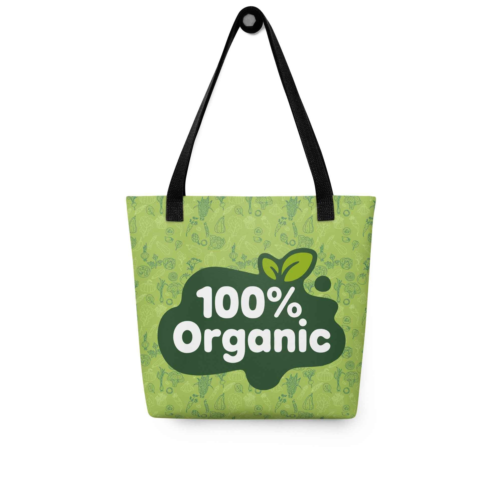 100% Organic Eco Friendly Green Design | Tote Bag