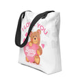 I Love You Beary Much Cute Teddy Design | Tote Bag