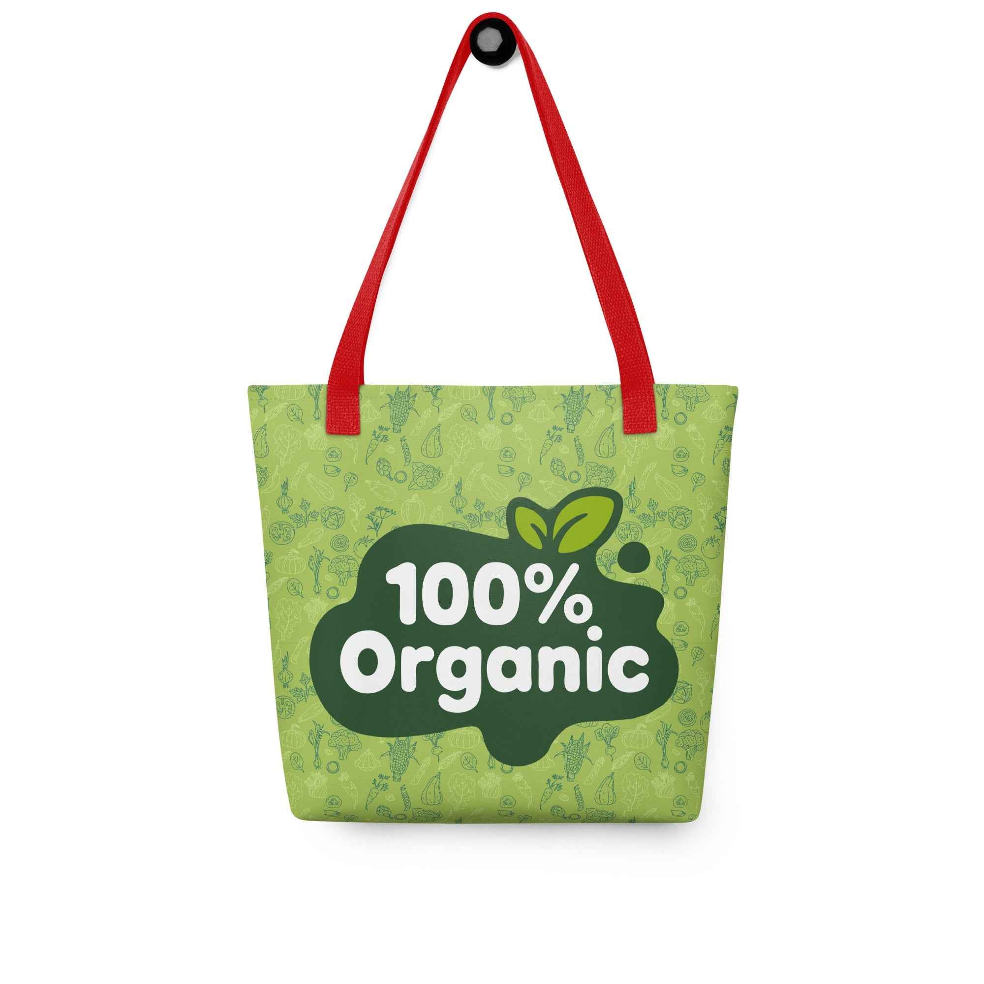 100% Organic Eco Friendly Green Design | Tote Bag