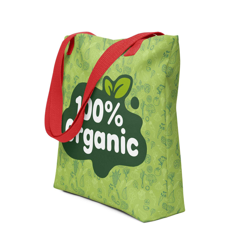100% Organic Eco Friendly Green Design | Tote Bag