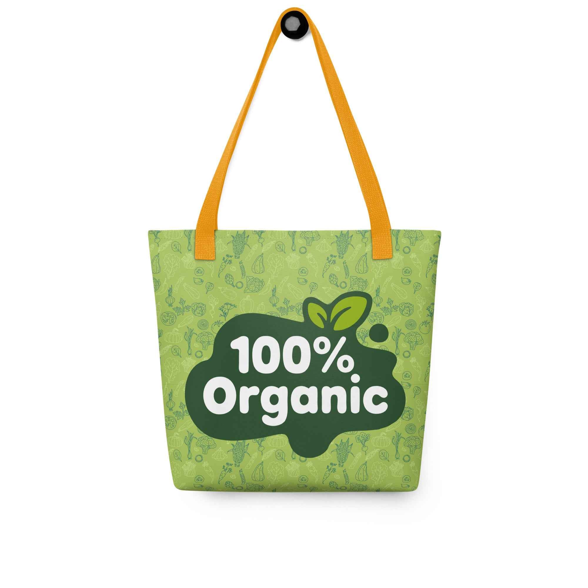 100% Organic Eco Friendly Green Design | Tote Bag