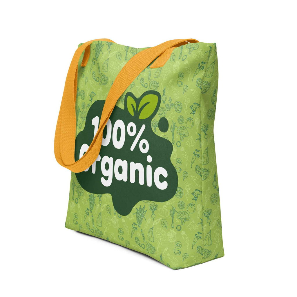 100% Organic Eco Friendly Green Design | Tote Bag