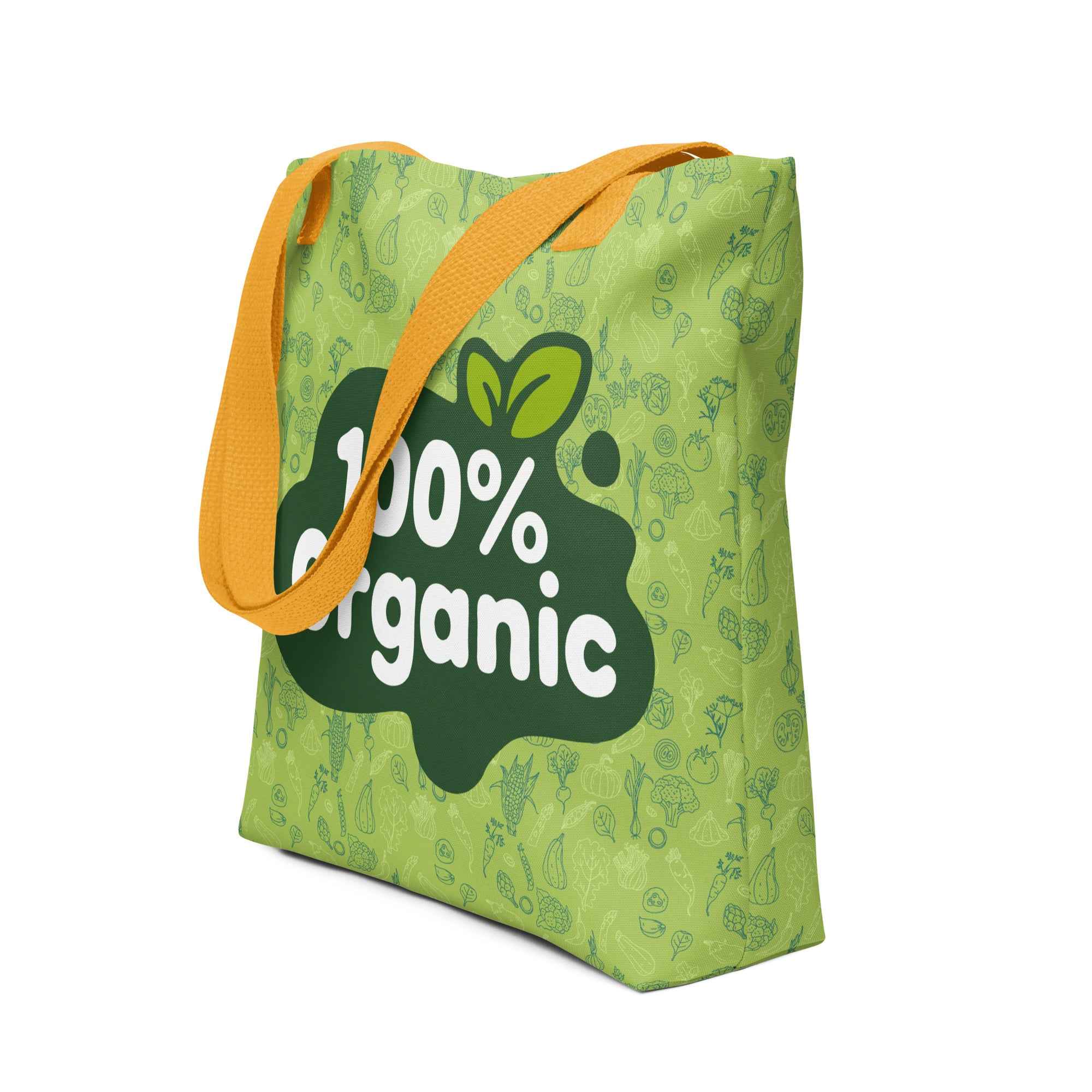 100% Organic Eco Friendly Green Design | Tote Bag