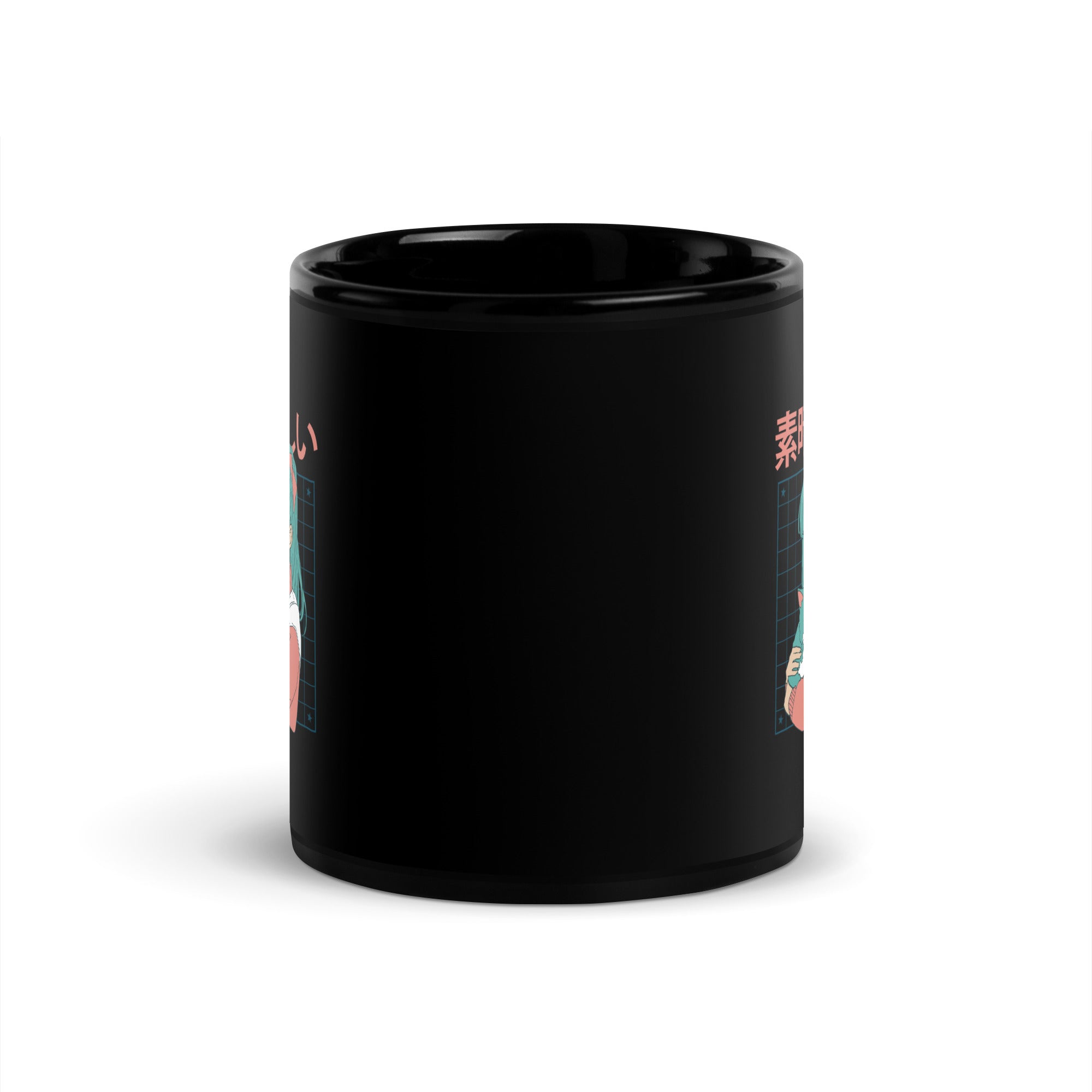 Kawaii Anime Cat Girl Japanese Aesthetic Cute Otaku | Glossy Mug - Mooaako's Store