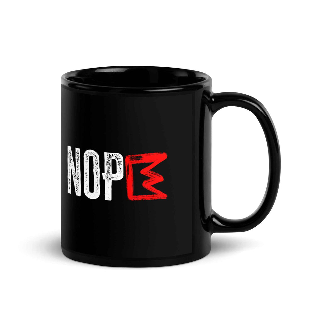 No Kings Protest Statement Bold Typography | Glossy Mug