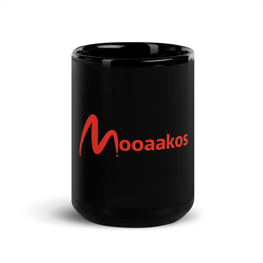 Mooaakos Minimal Brand Statement | Glossy Mug - Mooaako's Store