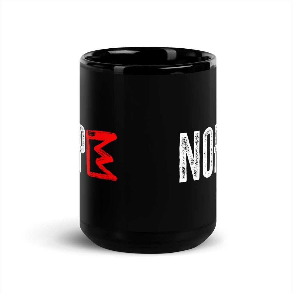 No Kings Protest Statement Bold Typography | Glossy Mug - Mooaako's Store