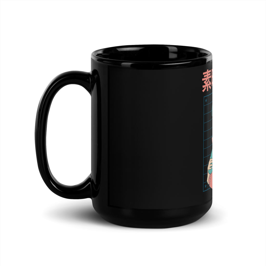 Kawaii Anime Cat Girl Japanese Aesthetic Cute Otaku | Glossy Mug - Mooaako's Store