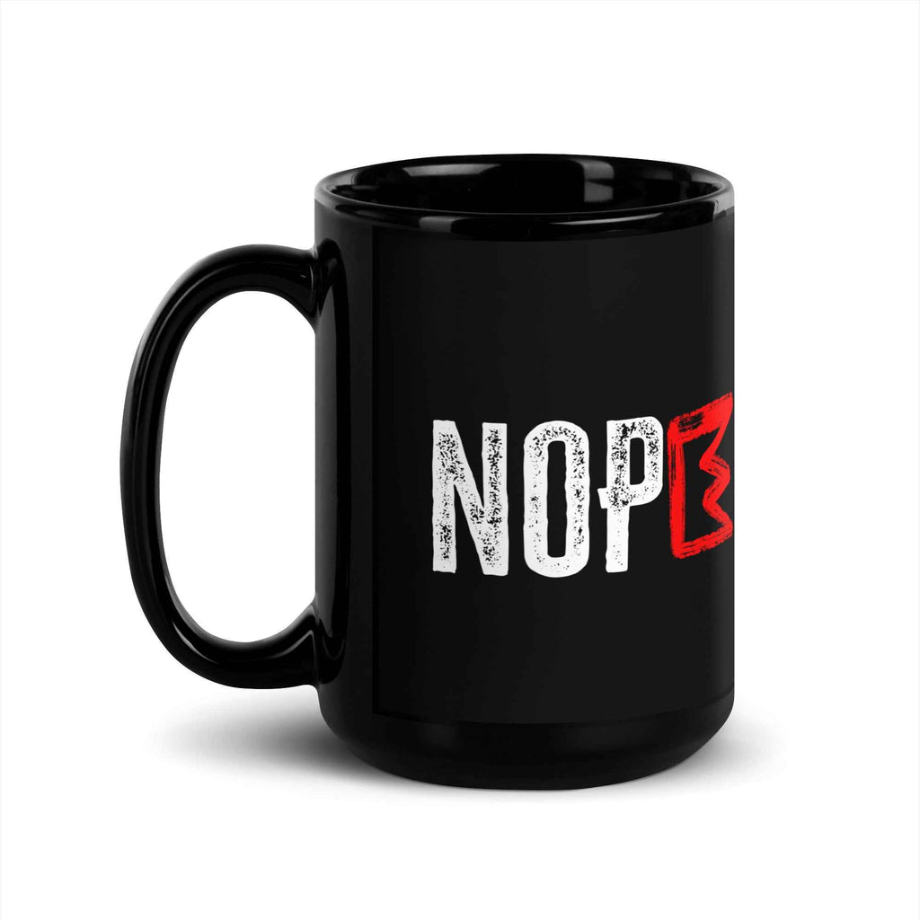 No Kings Protest Statement Bold Typography | Glossy Mug