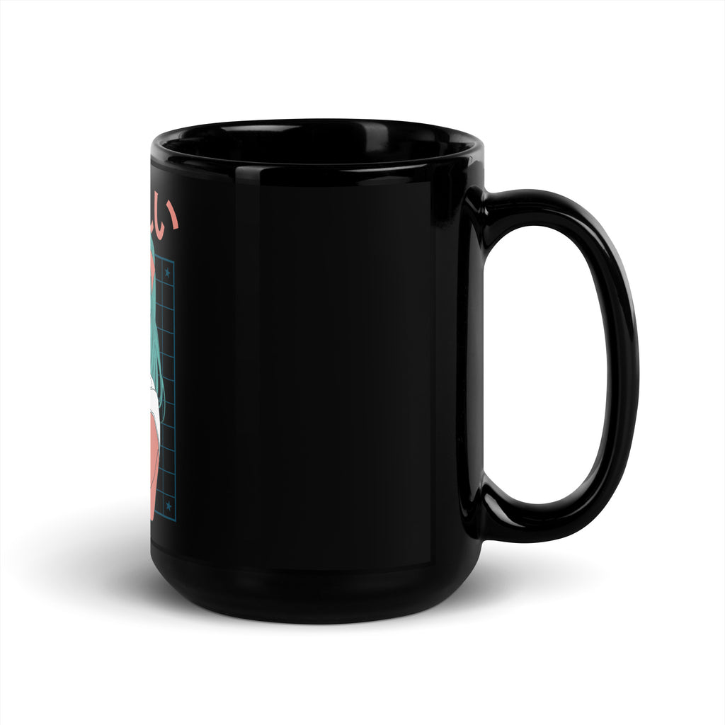 Kawaii Anime Cat Girl Japanese Aesthetic Cute Otaku | Glossy Mug - Mooaako's Store