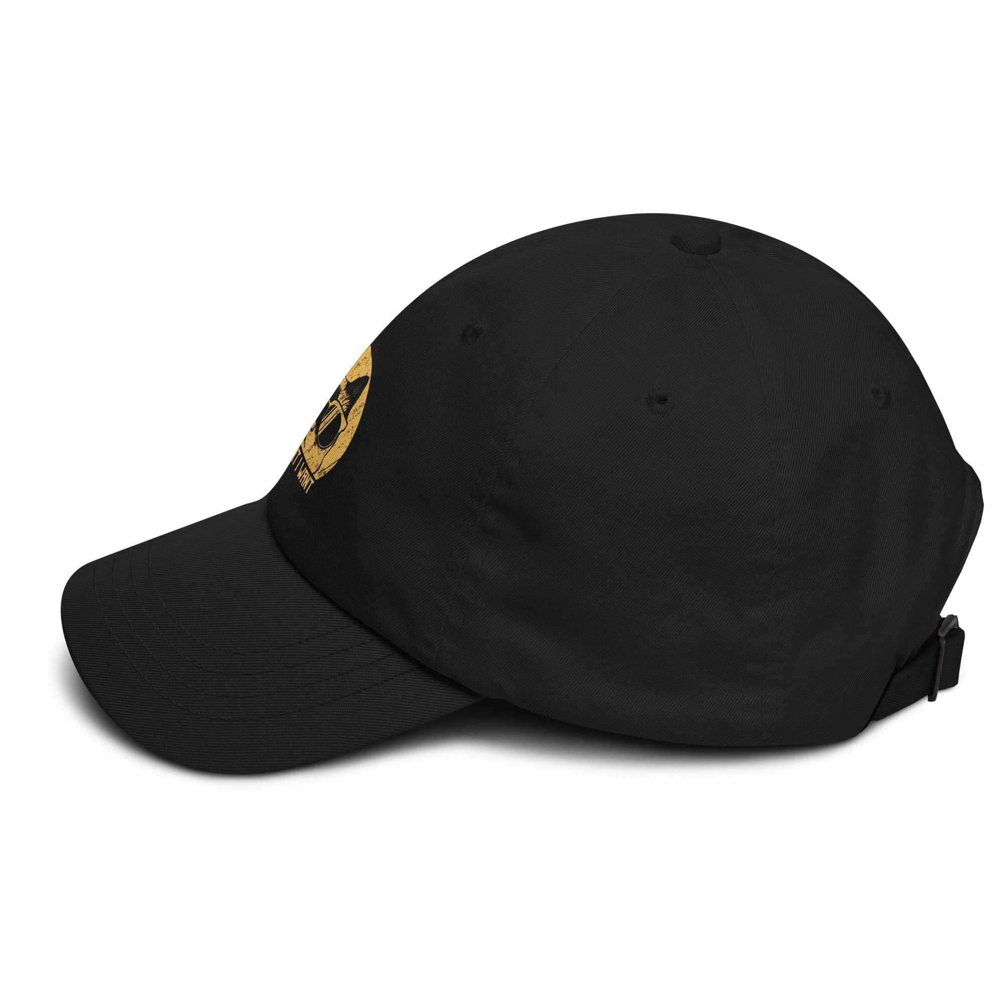 I Do What I Want Cool Cat Retro Style | Unisex Dad Hat