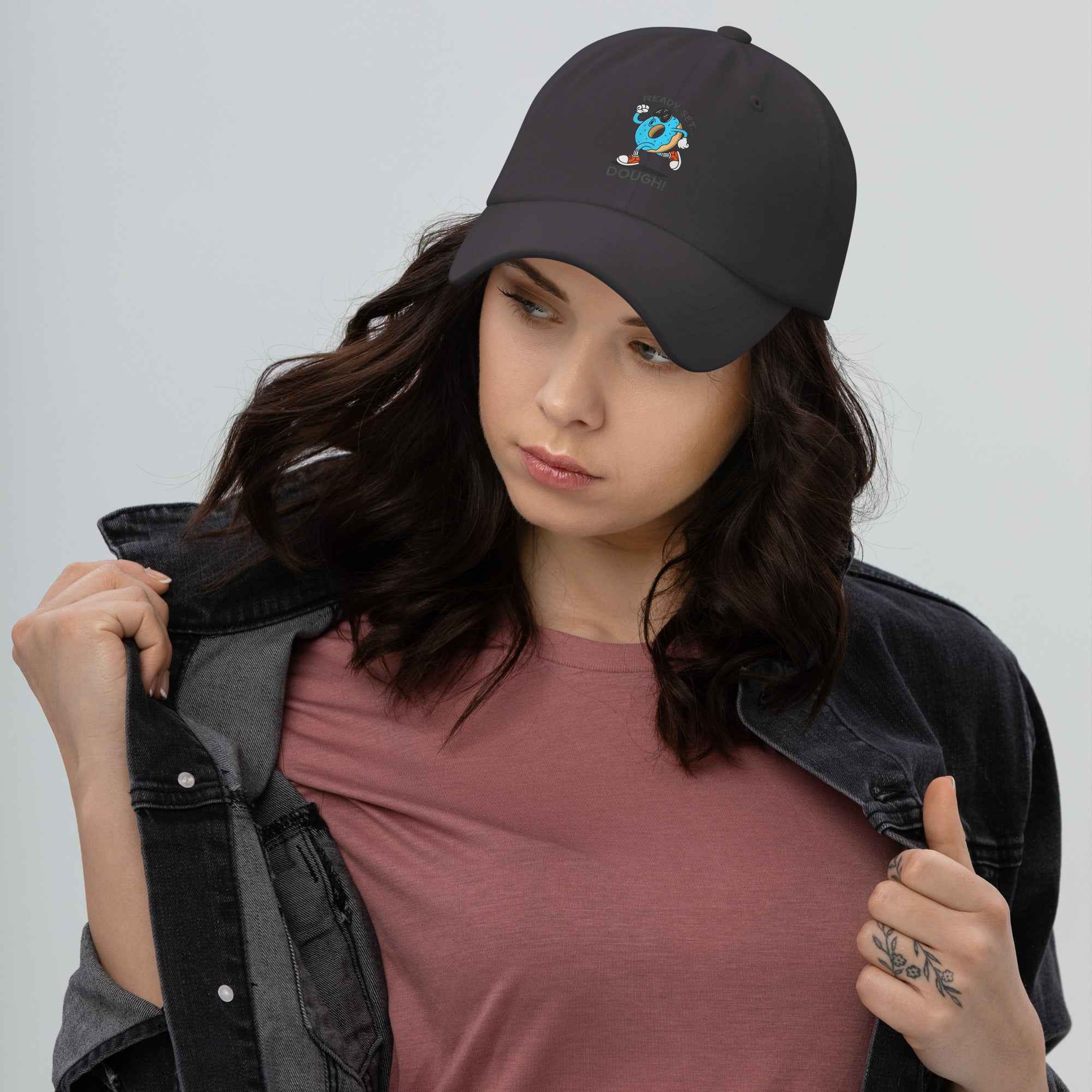 Ready Set Dough Funny Donut Running | Women’s Dad Hat