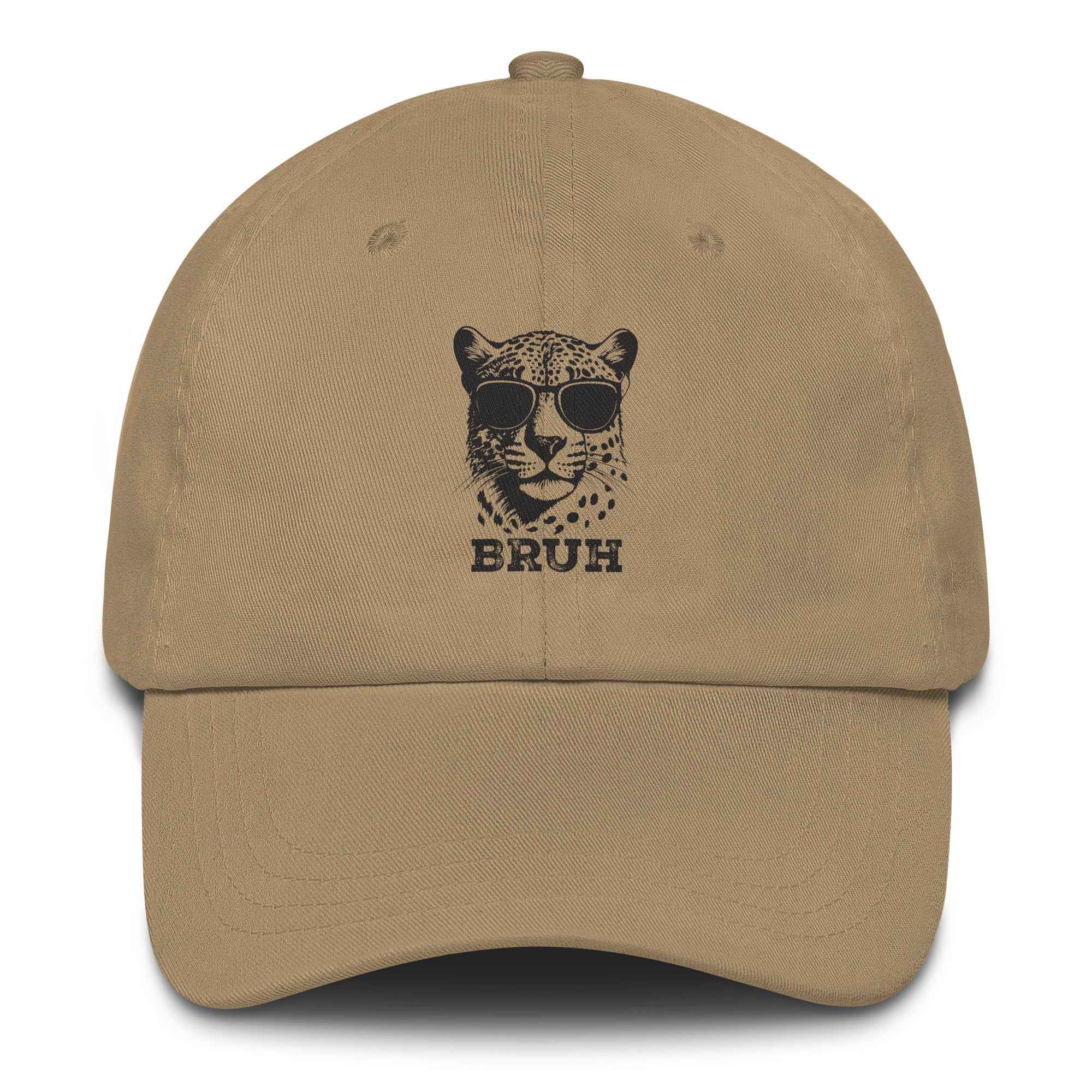 Bruh Cheetah Sunglasses Meme Style | Unisex Dad Hat