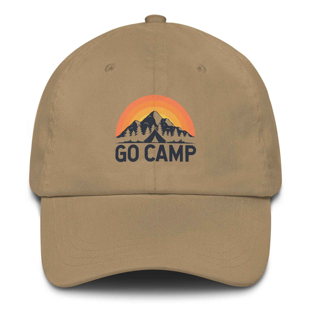 Go Camp Mountain Sunset Outdoor Adventure | Unisex Dad Hat
