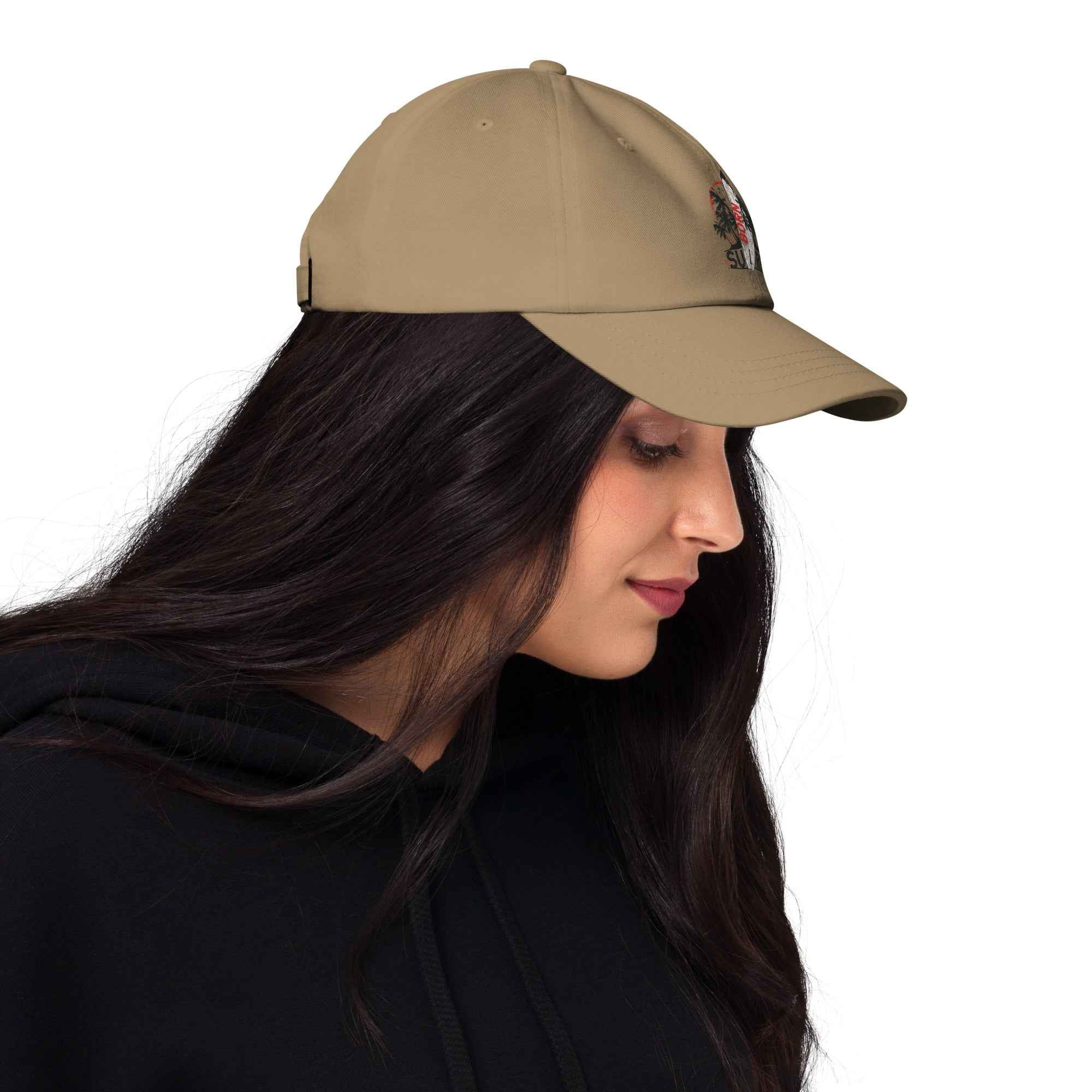 Born To Surf Surfboard Vintage Beach Palm | Dad Hat