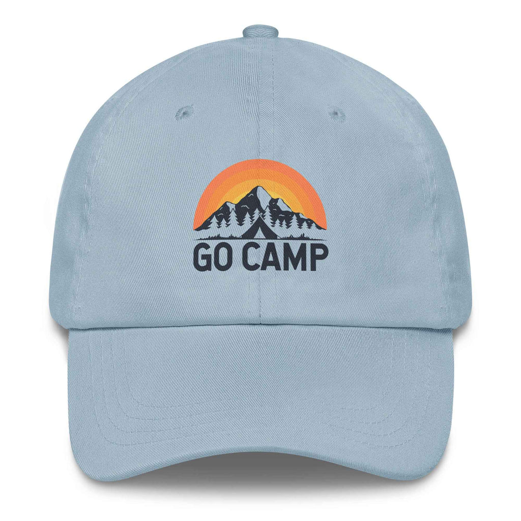 Go Camp Mountain Sunset Outdoor Adventure | Unisex Dad Hat