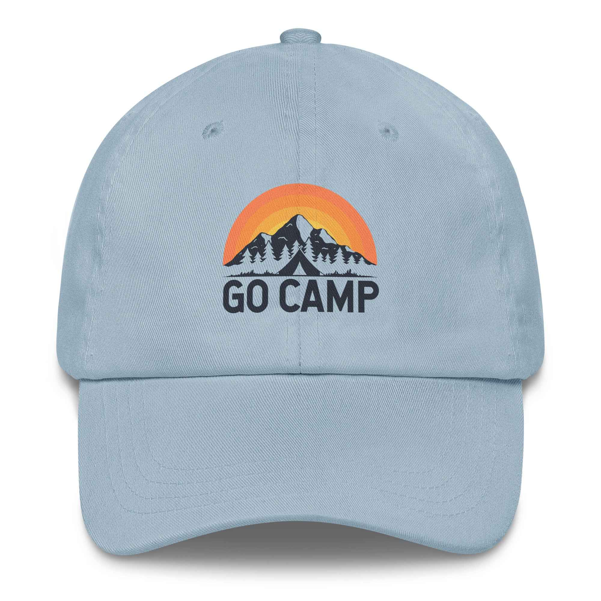 Go Camp Mountain Sunset Outdoor Adventure | Unisex Dad Hat