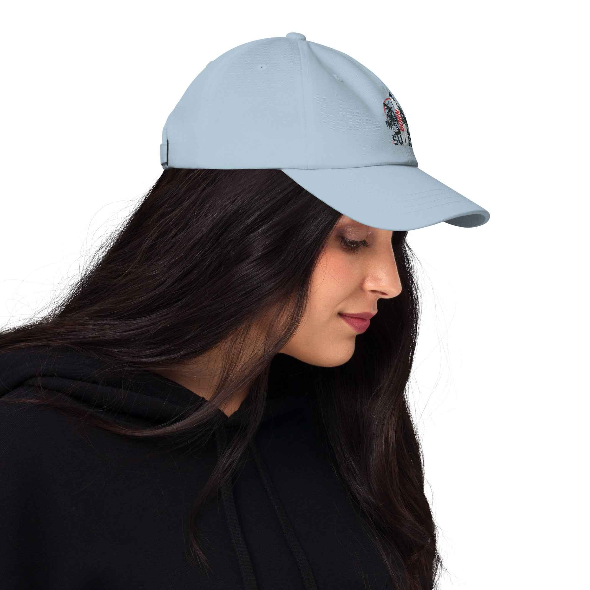 Born To Surf Surfboard Vintage Beach Palm | Dad Hat