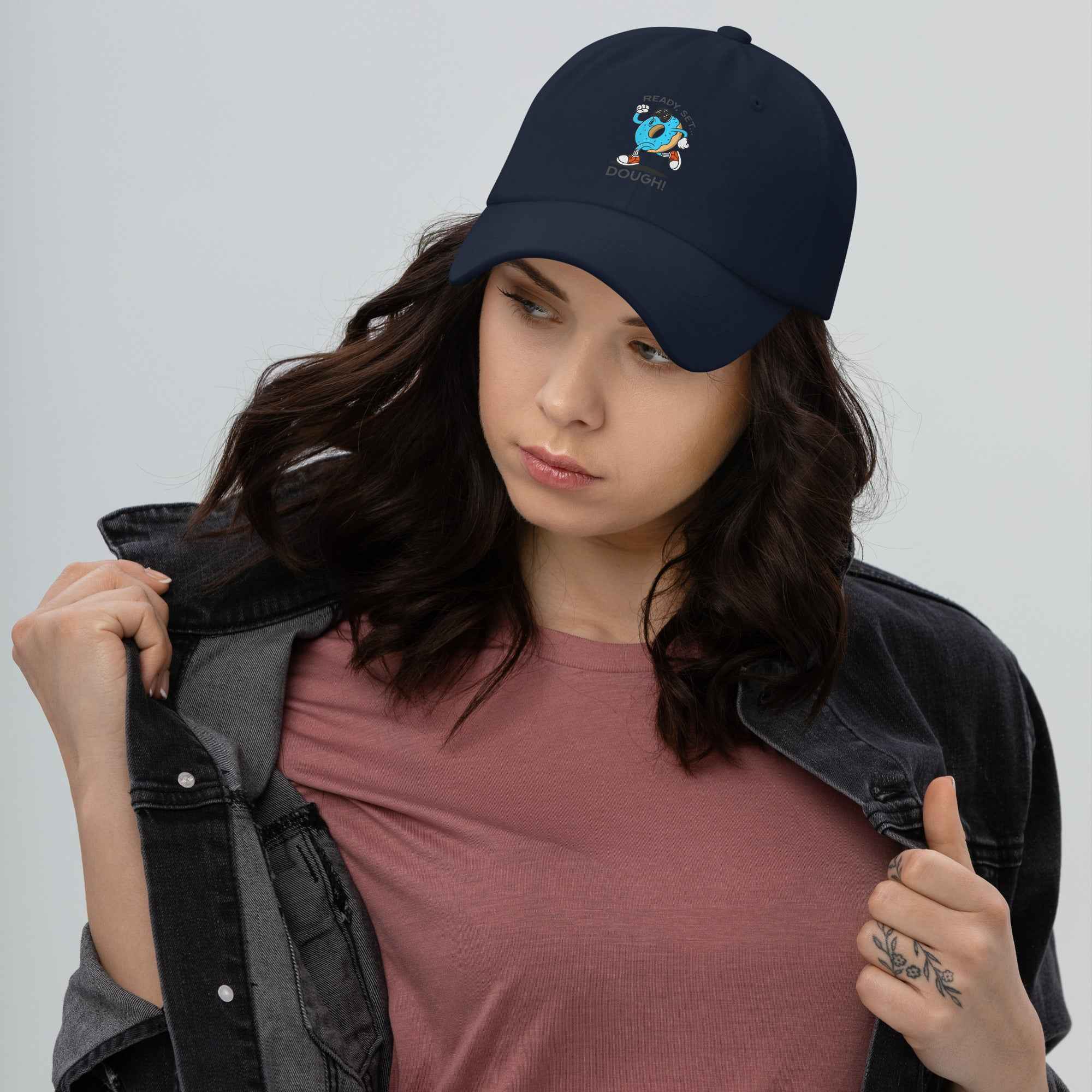 Ready Set Dough Funny Donut Running | Women’s Dad Hat