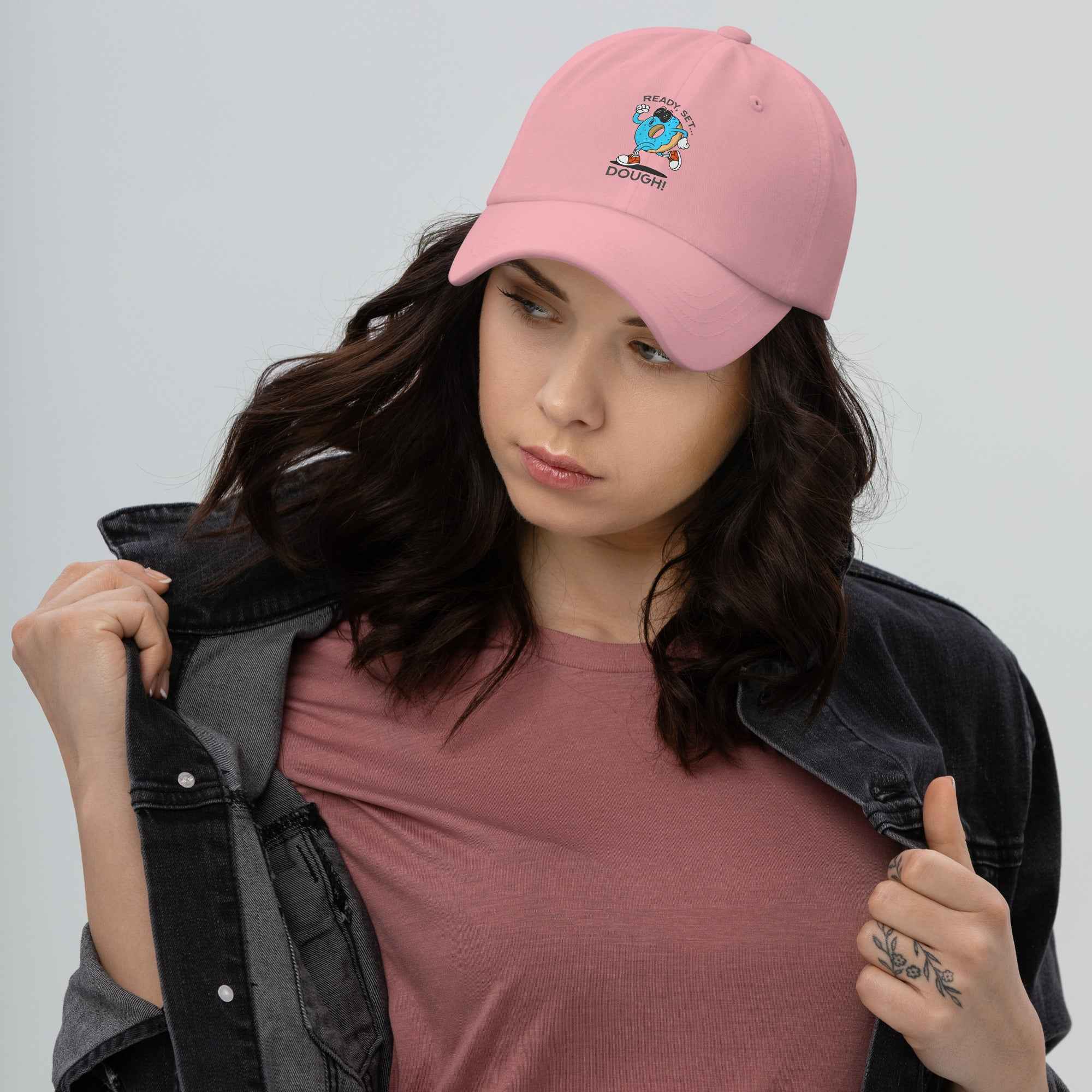 Ready Set Dough Funny Donut Running | Women’s Dad Hat