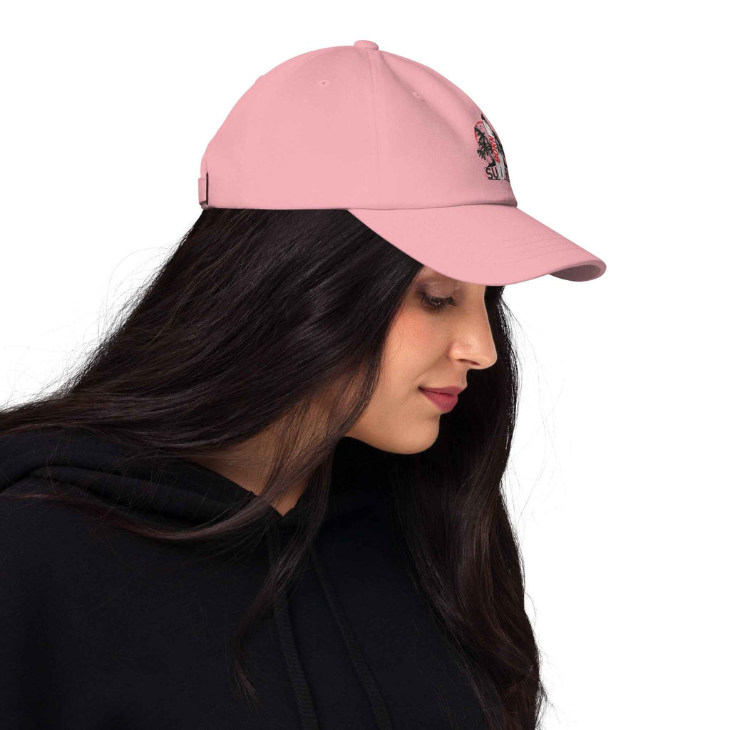 Born To Surf Surfboard Vintage Beach Palm | Dad Hat