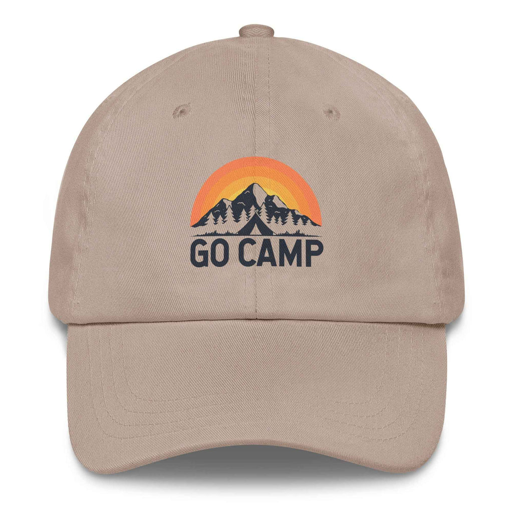 Go Camp Mountain Sunset Outdoor Adventure | Unisex Dad Hat