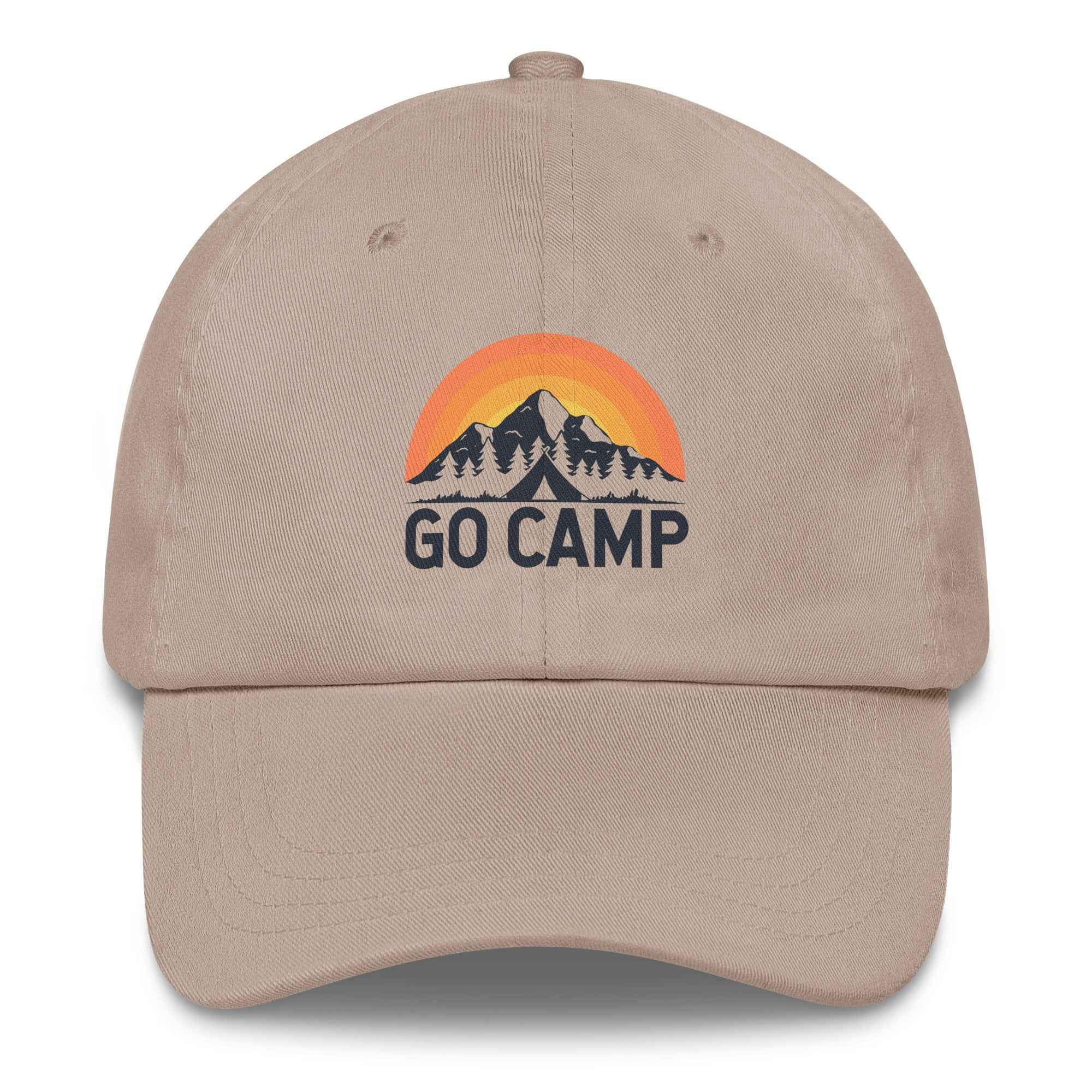 Go Camp Mountain Sunset Outdoor Adventure | Unisex Dad Hat