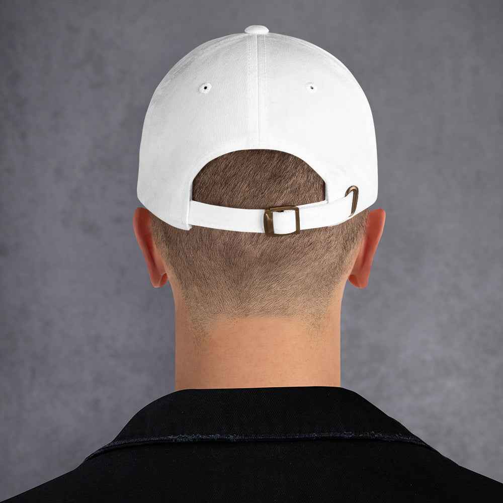 Blessed Vertical Streetwear Blue Abstract Typographic | Dad Hat