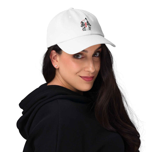 Born To Surf Surfboard Vintage Beach Palm | Dad Hat