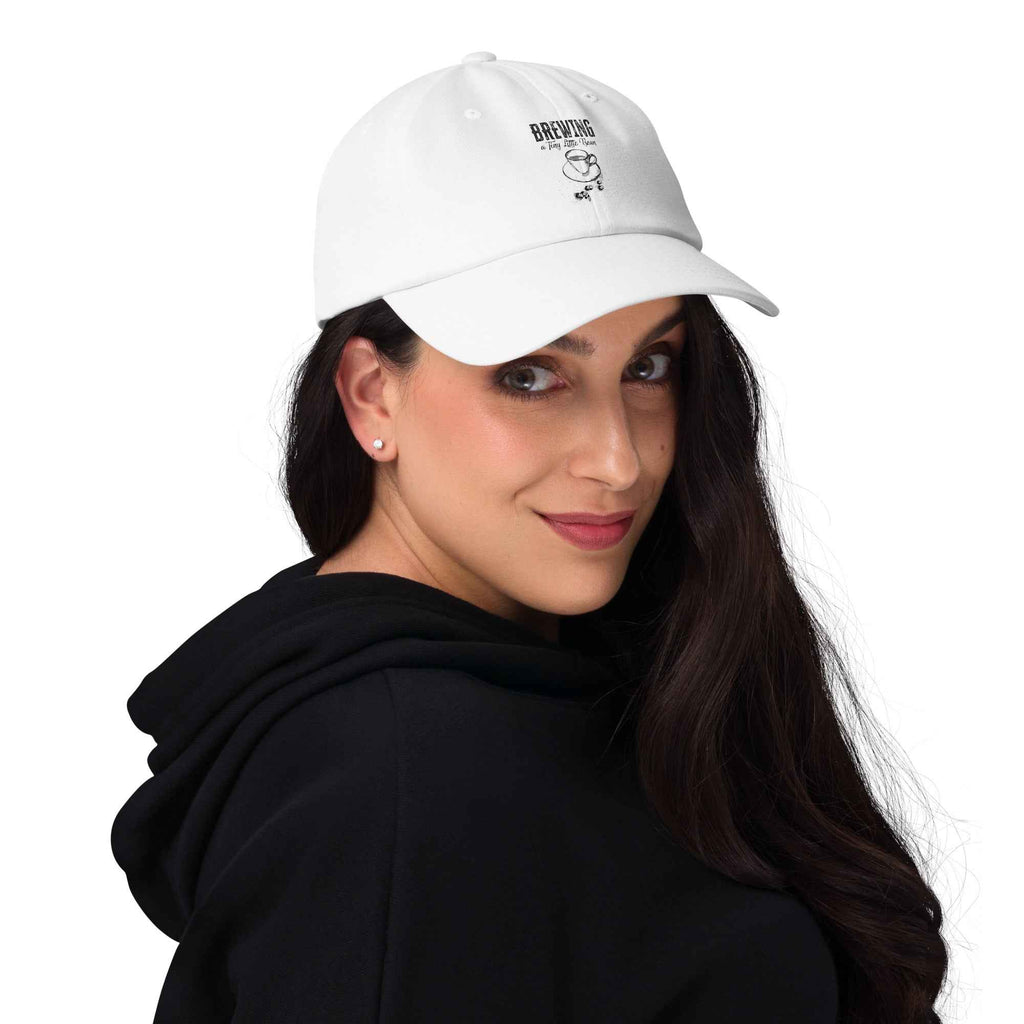 Brewing a Tiny Little Bean Funny Latte Pregnancy Reveal | Unisex Dad Hat