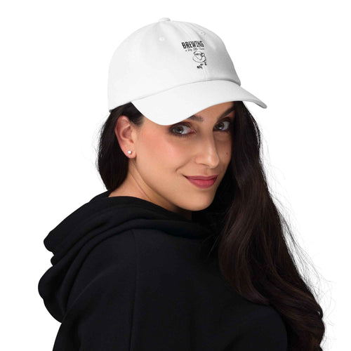 Brewing a Tiny Little Bean Funny Latte Pregnancy Reveal | Unisex Dad Hat