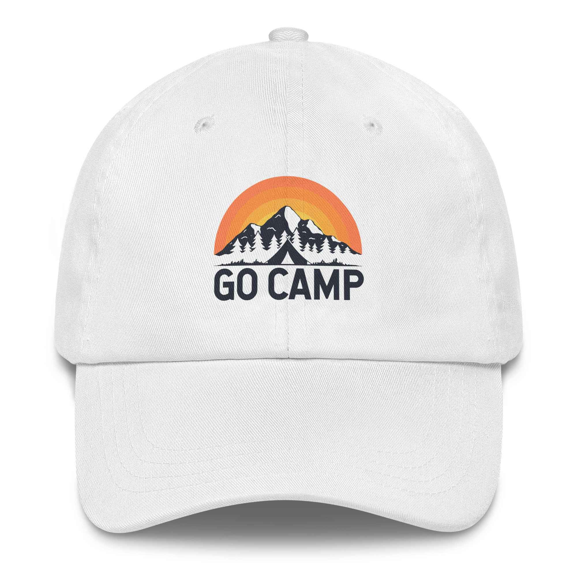 Go Camp Mountain Sunset Outdoor Adventure | Unisex Dad Hat