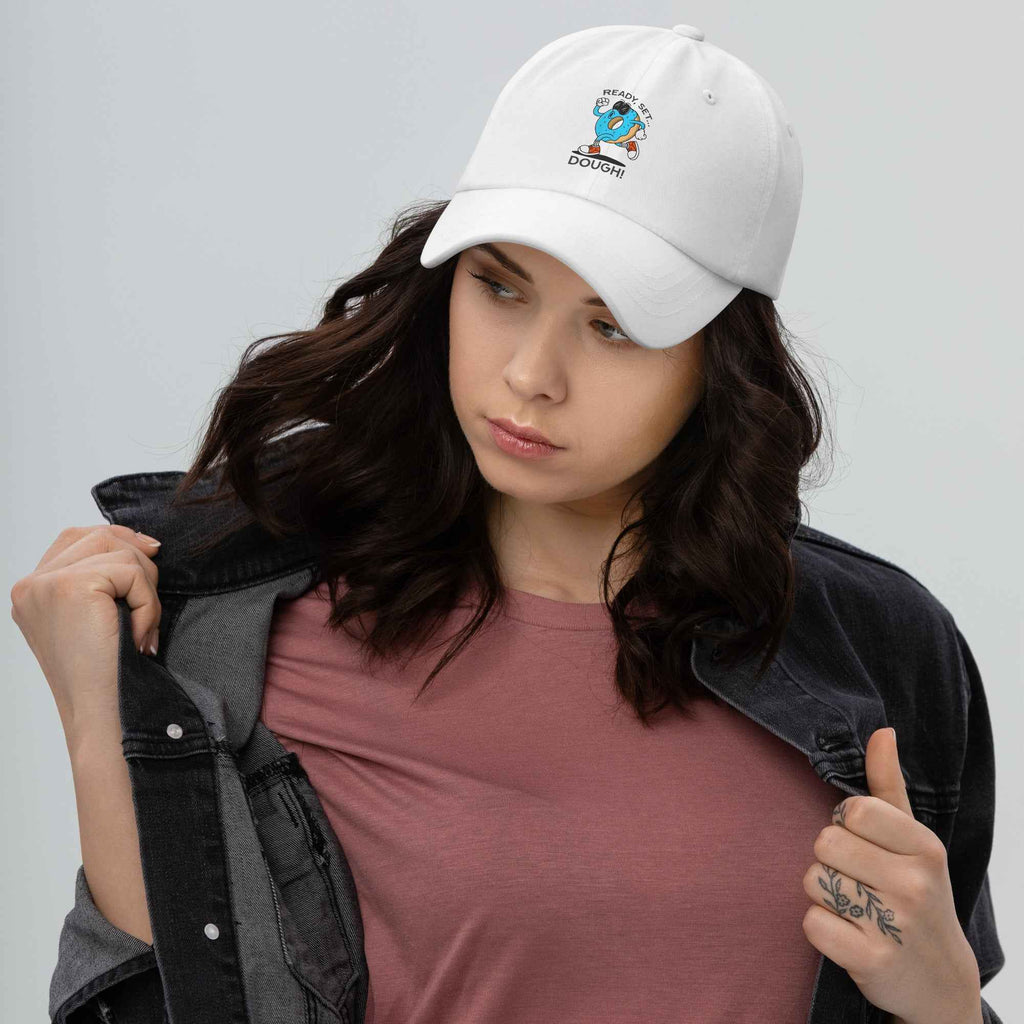 Ready Set Dough Funny Donut Running | Women’s Dad Hat