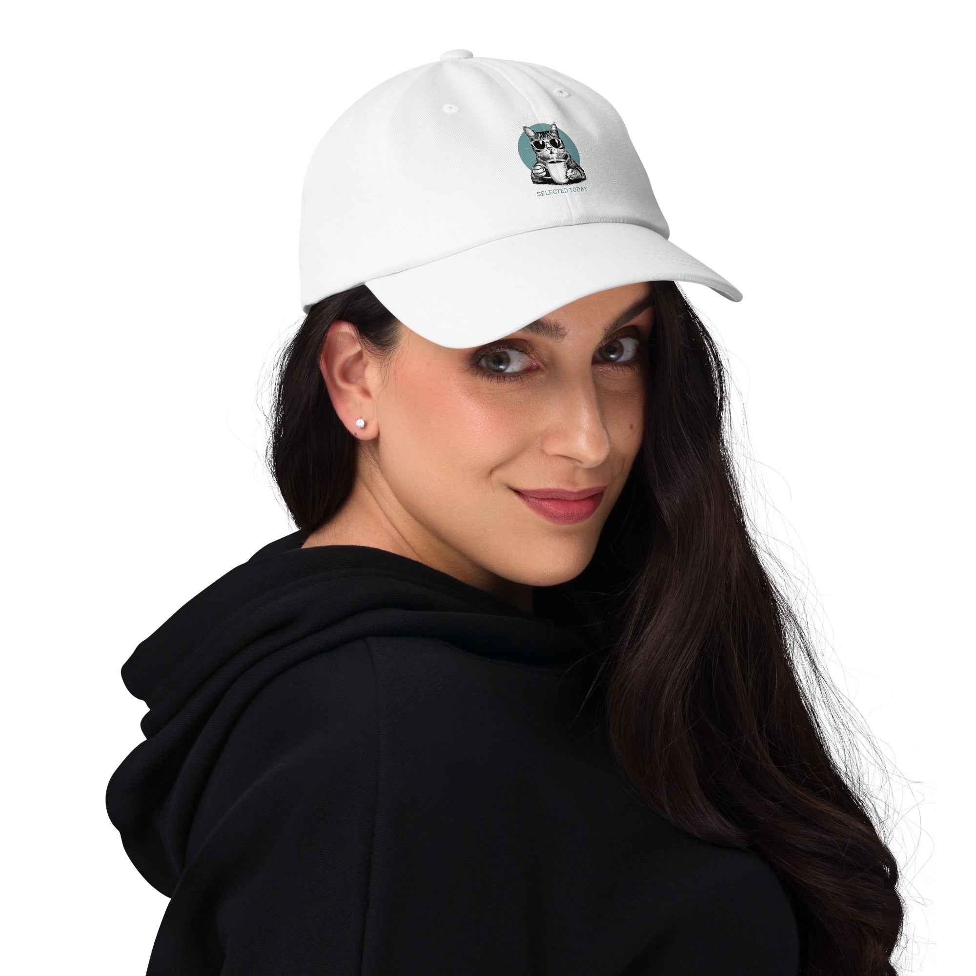 Selective Hearing Funny Cat Coffee Quote | Women’s Cap