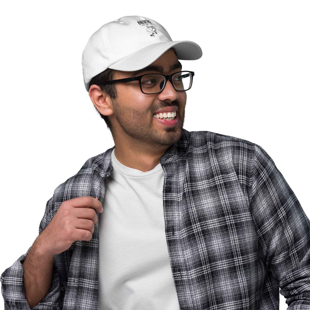 Brewing a Tiny Little Bean Funny Latte Pregnancy Reveal | Unisex Dad Hat