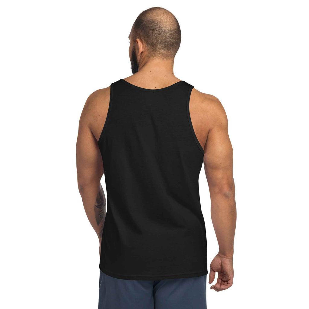 Caw F Funny Crow Moon Gothic Black Bird Humor | Men's Tank Top