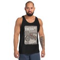 Therapy Is Expensive Riding Is Cheaper Motorcycle | Men's Tank Top