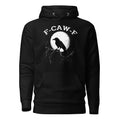 Caw F Funny Crow Moon Gothic Black Bird Humor | Unisex Hoodie