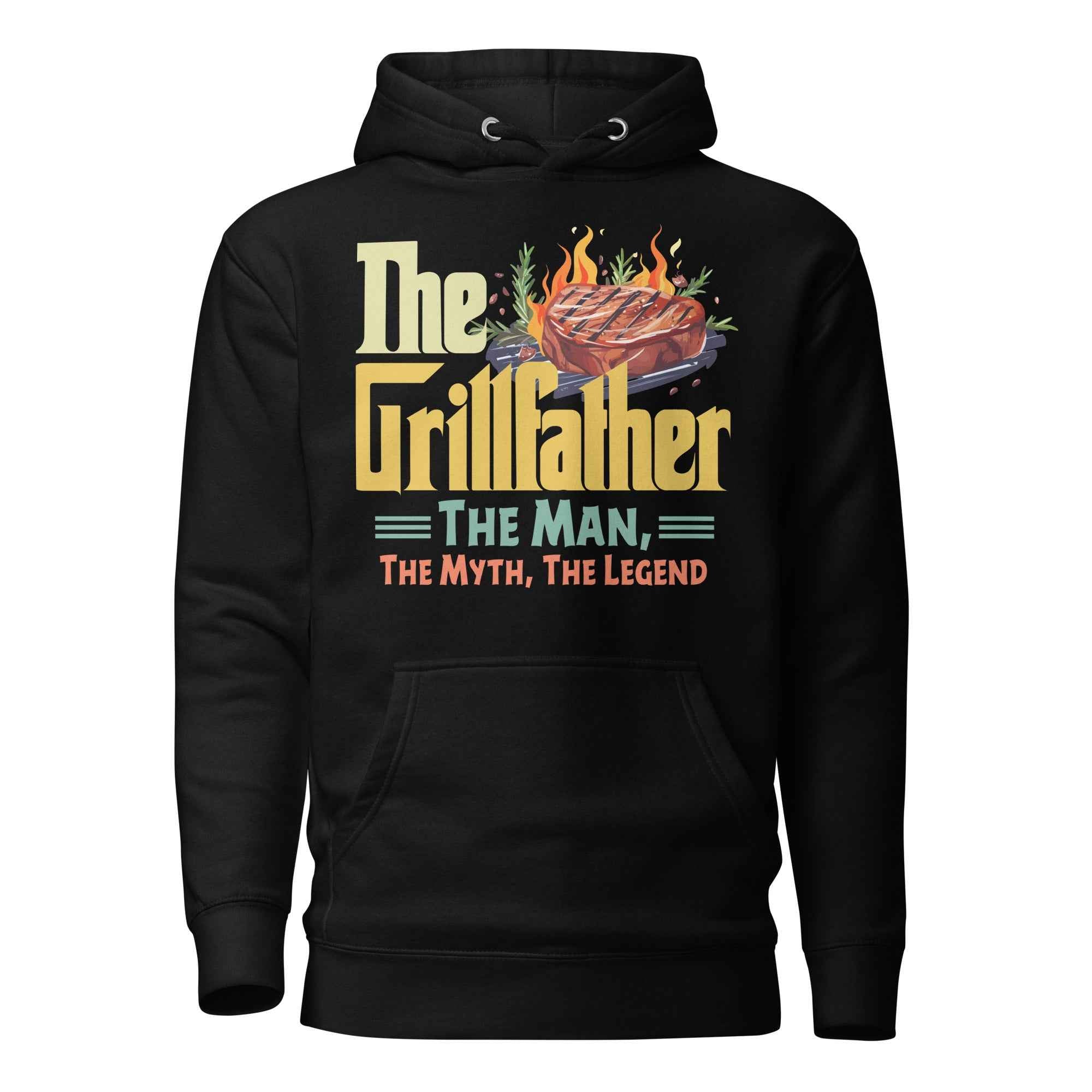 Vintage Funny BBQ Grill Grilling Lovers Fathers Retro Unisex Hoodie