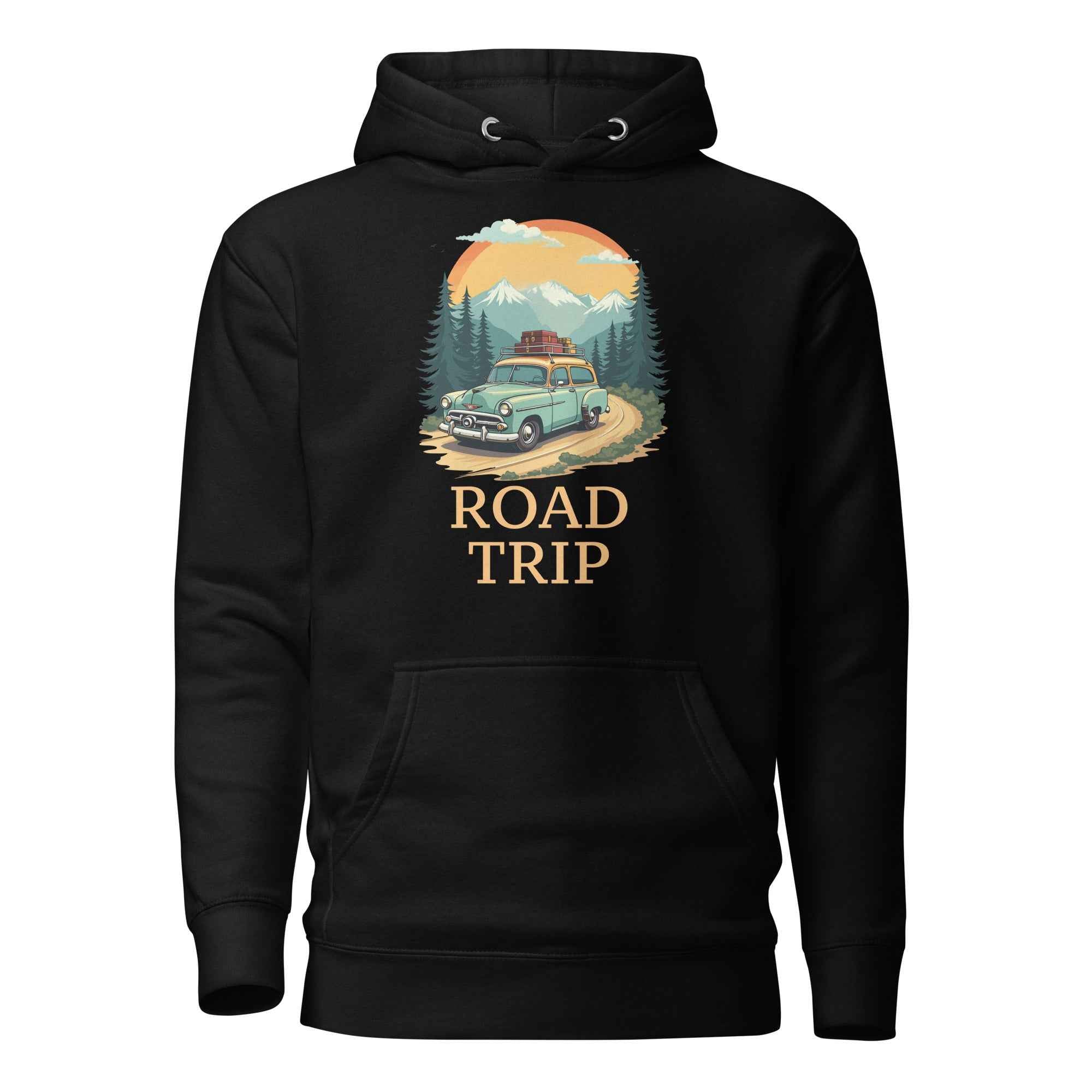 Road Trip 2026 Summer Vacation Funny Family Retro Trip Unisex Hoodie