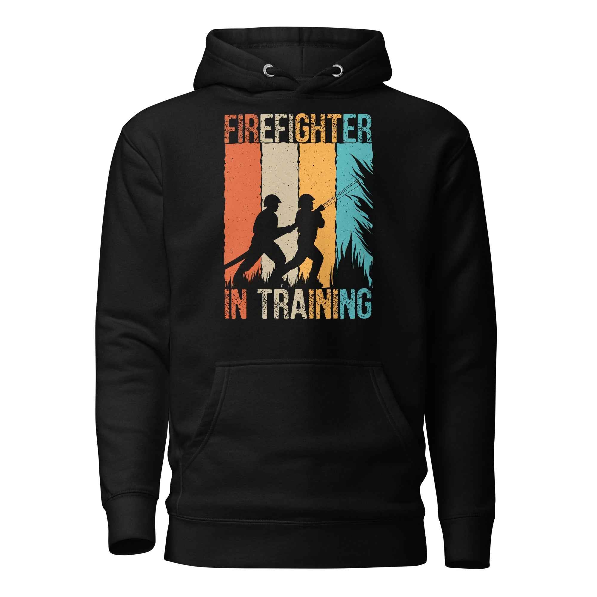 Firefighter In Training Distressed  Fireman Truck  Unisex Hoodie