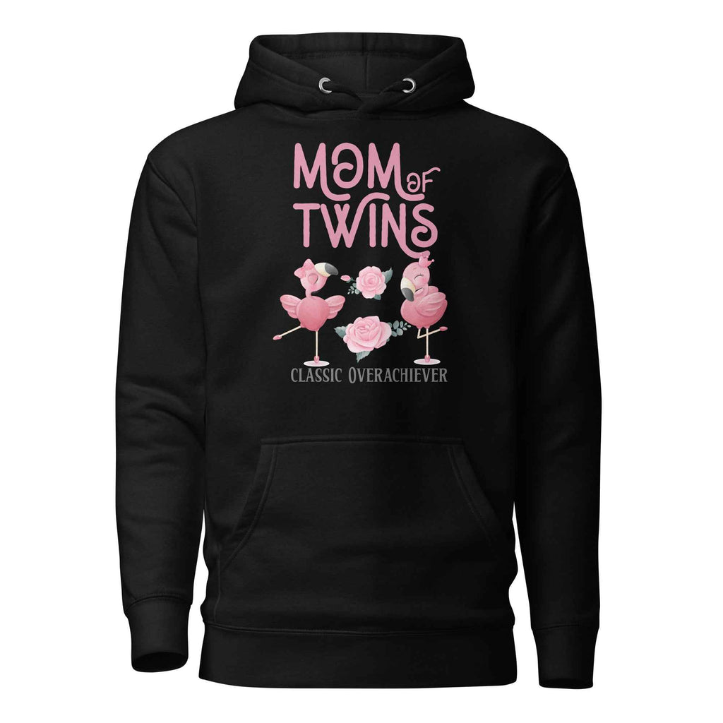 Little two femingo Funny Mom Of Twins Unisex Hoodie