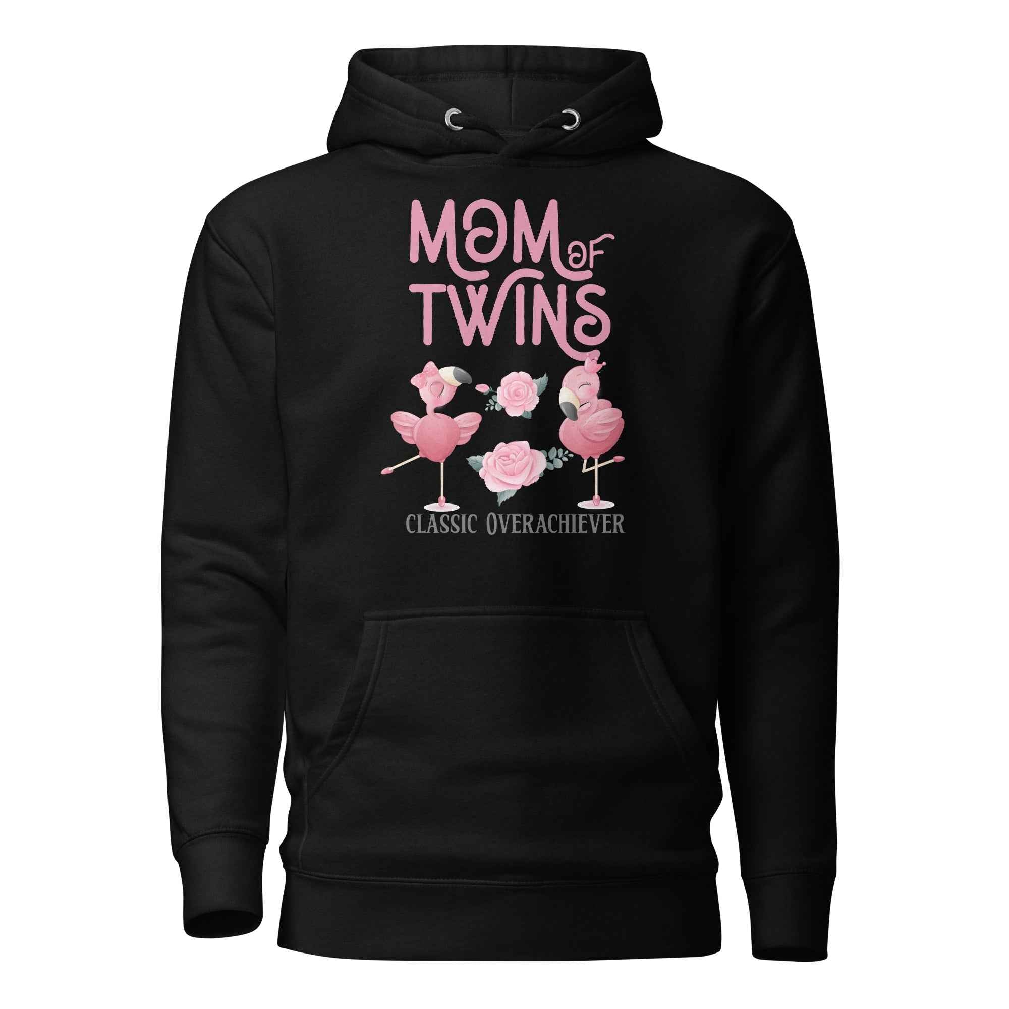 Little two femingo Funny Mom Of Twins Unisex Hoodie
