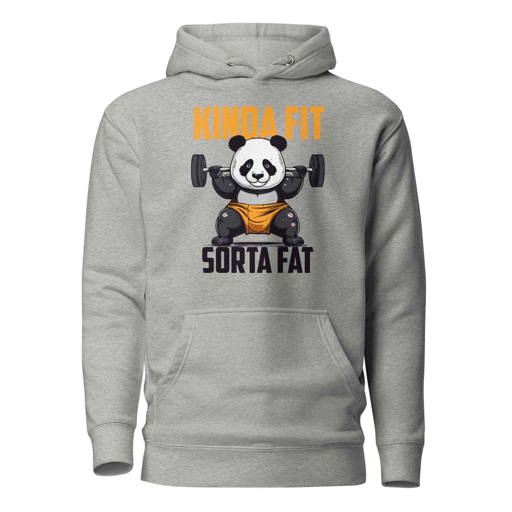 Kinda Fit Sorta Fat Funny Gym Panda | Unisex Hoodie