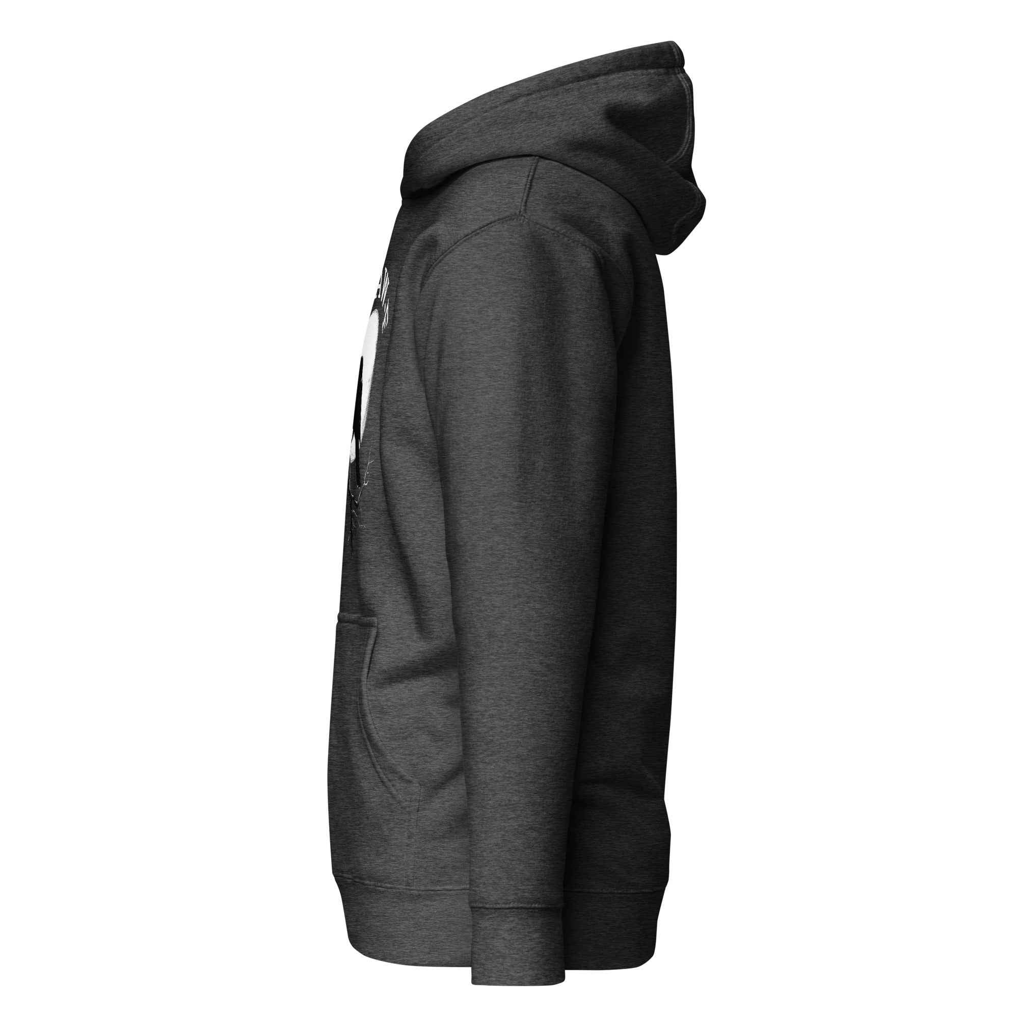 Caw F Funny Crow Moon Gothic Black Bird Humor | Unisex Hoodie