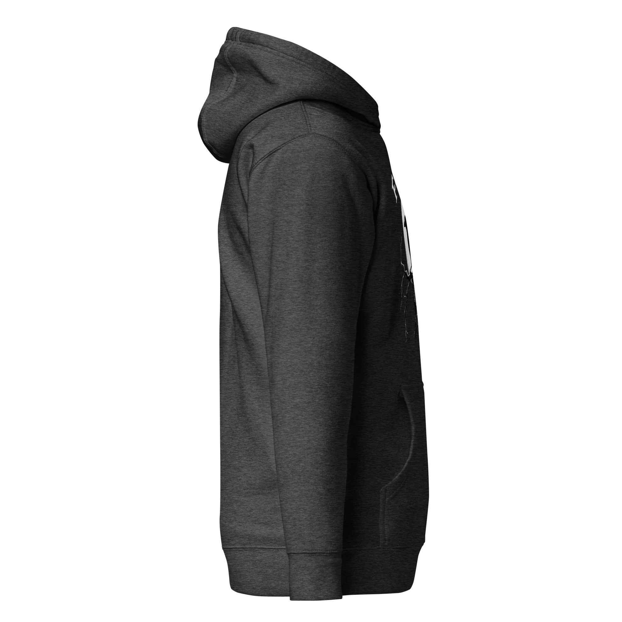 Caw F Funny Crow Moon Gothic Black Bird Humor | Unisex Hoodie