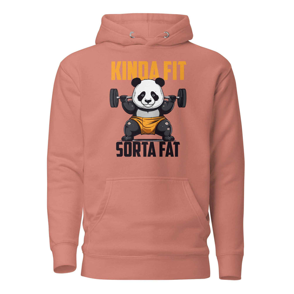 Kinda Fit Sorta Fat Funny Gym Panda | Unisex Hoodie