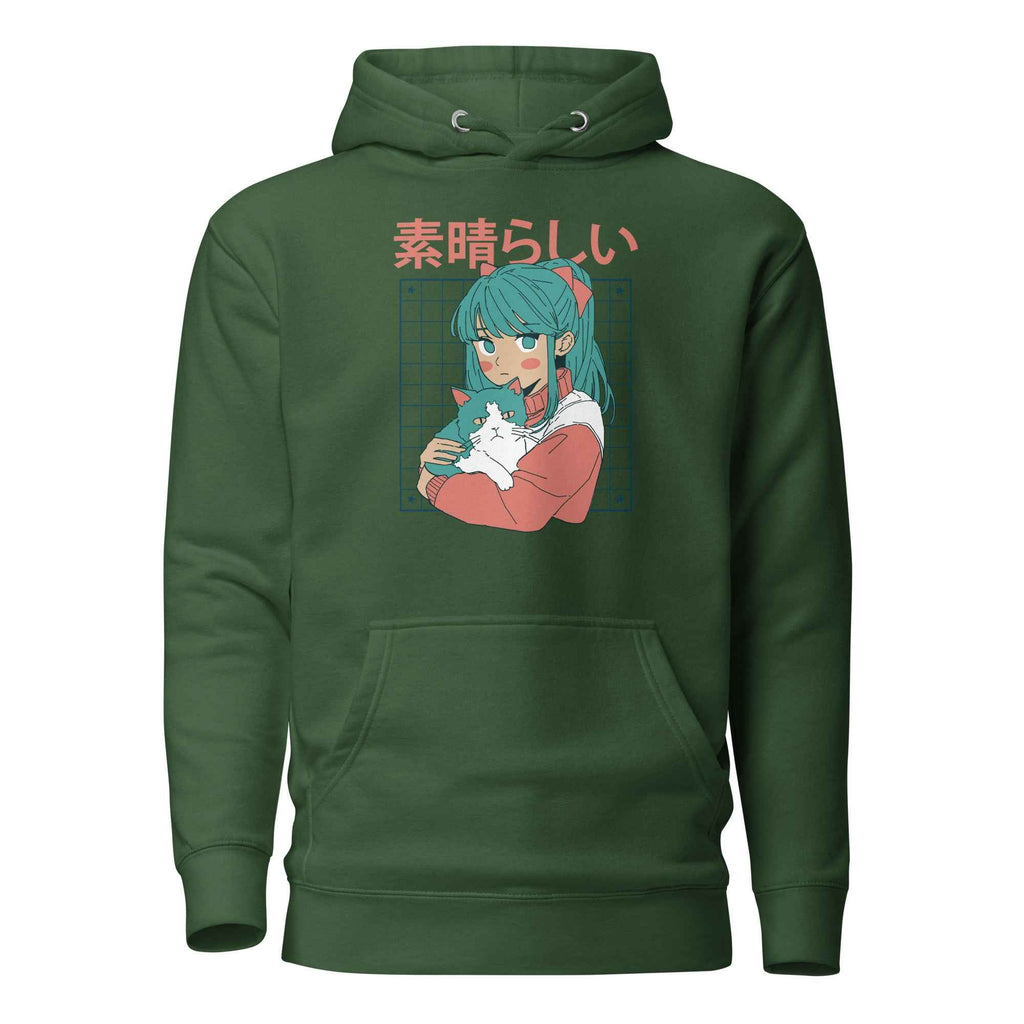 Kawaii Anime Cat Girl Japanese Aesthetic Cute Otaku | Unisex Hoodie