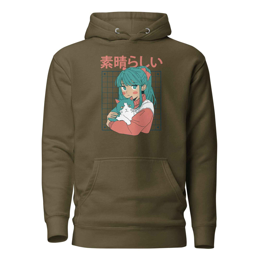 Kawaii Anime Cat Girl Japanese Aesthetic Cute Otaku | Unisex Hoodie