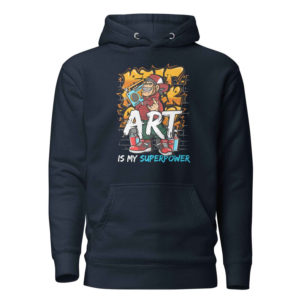 Art-Is My Superpower - Street-art Drawing Funny Unisex Hoodie